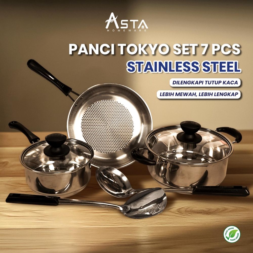 5 Rekomendasi panci stainless steel 1 set terbaik dan awet tahunan, bahannya aman dan tahan karat