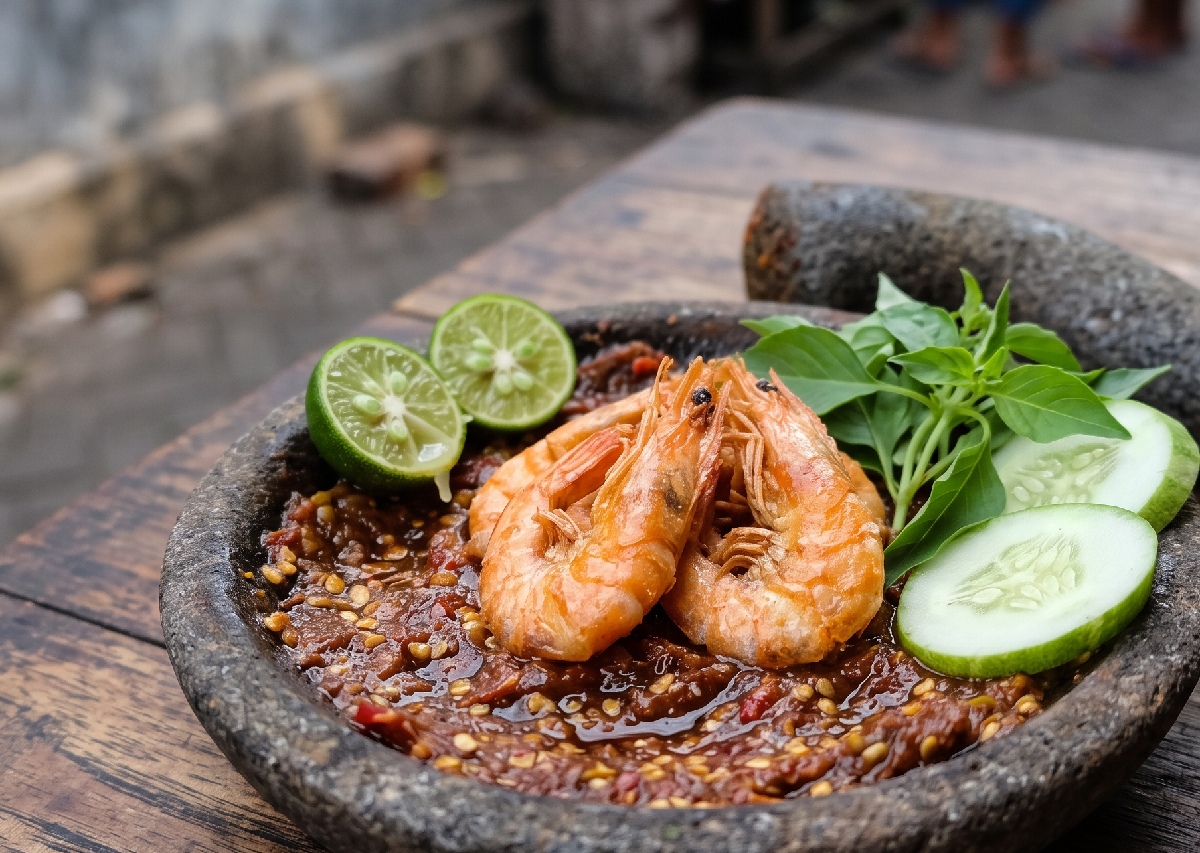Cara membuat penyetan udang sambal terasi yang rasanya otentik seperti di PKL, lidah pun setuju