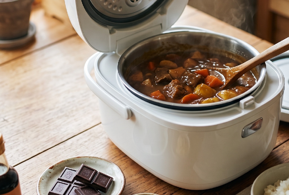 Cara membuat kari jepang bumbu instan pakai rice cooker rasanya otentik, cuma pakai tambahan bumbu ini