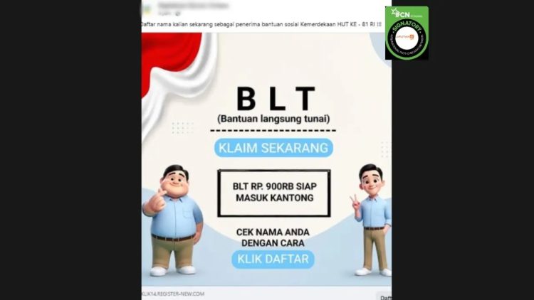Waspada link pendaftaran bansos palsu, catut nama PKH, balita, dan HUT ke-81 RI, jangan asal isi data