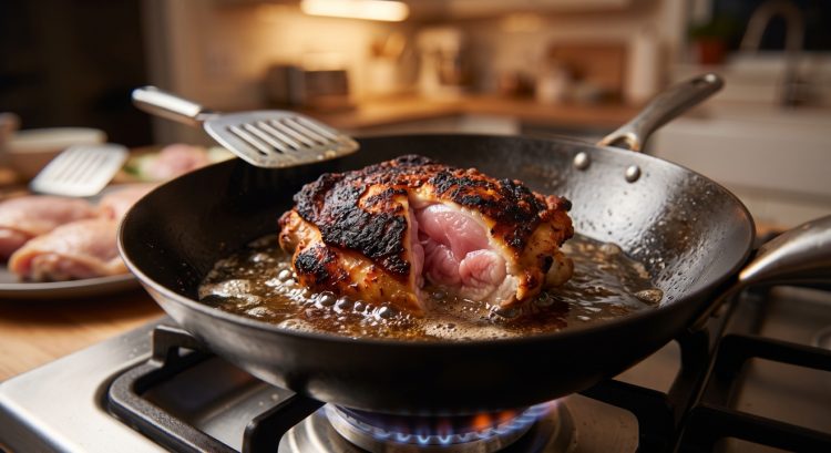 Cara masak ayam goreng bagian luar cepat gosong tapi dalamnya belum matang, atasi dengan cara ini