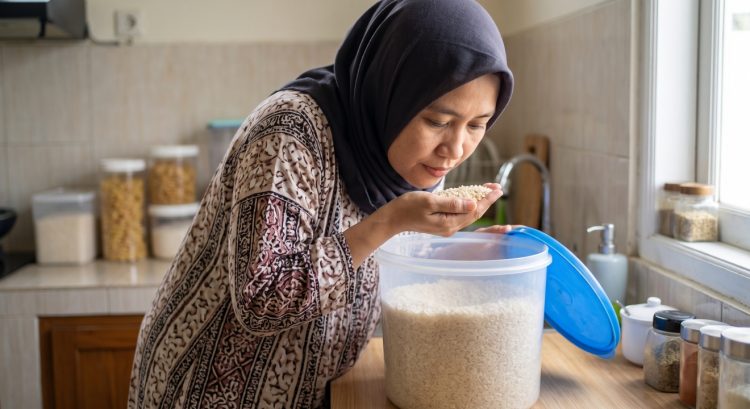 Beras yang lama disimpan mulai berbau berbeda, masih aman dimasak? Cek kondisinya dulu
