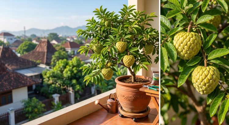 Srikaya jumbo bisa berbuah di pot? Ini cara merawatnya agar produktif meski lahan terbatas