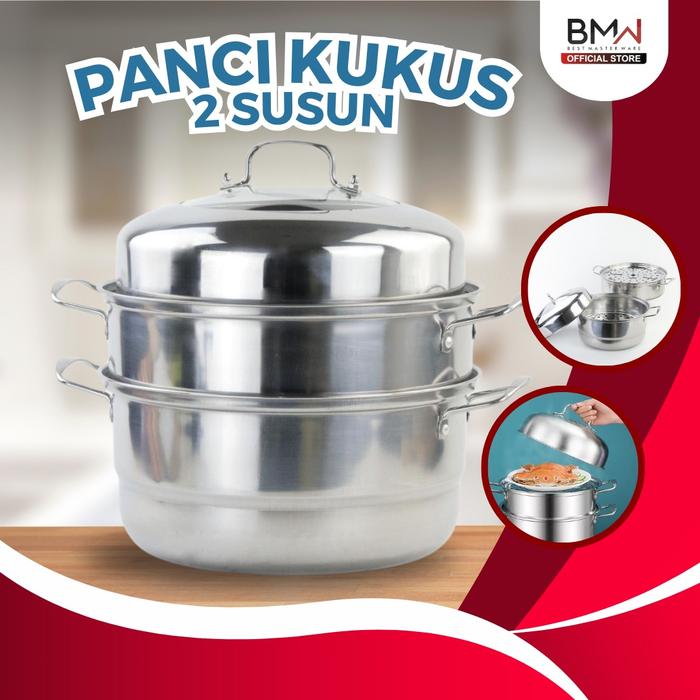 5 Rekomendasi panci stainless susun cocok untuk dapur sempit dengan review bagus, ringkas & awet lama