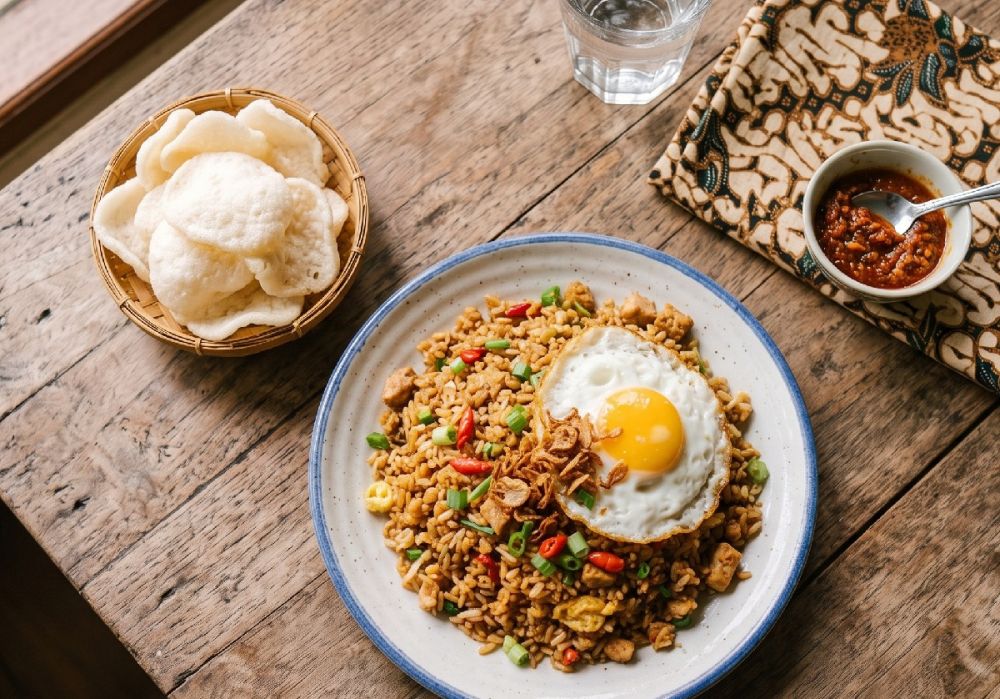 Cara mengolah sisa sambal yang nggak habis semalam, ini resep nasi goreng pedas yang enaknya nampol