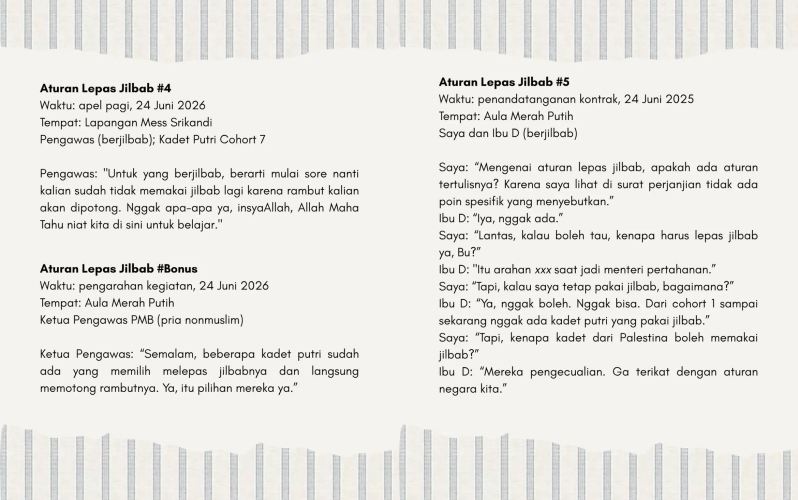 Kronologi Wafa Ahdina mundur dari Unhan setelah diminta lepas hijab, Kemhan beri klarifikasi