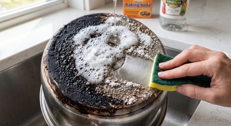 Kerak hitam di pantat panci susah hilang? Bersihkan tanpa air panas pakai 3 bahan ini