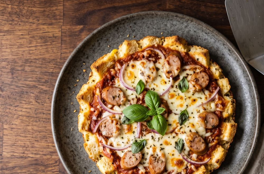 Cara olah roti tawar yang mau kaladuarsa jadi masakan lezat, yuk coba resep pizza teflon simpel ini