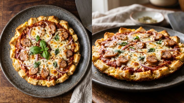 Cara olah roti tawar yang mau kaladuarsa jadi masakan lezat, yuk coba resep pizza teflon simpel ini