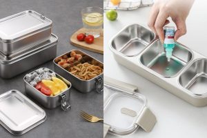 5 Rekomendasi kotak makan stainless steel anti tumpah reviewnya bagus dan harga di bawah Rp 200 ribu