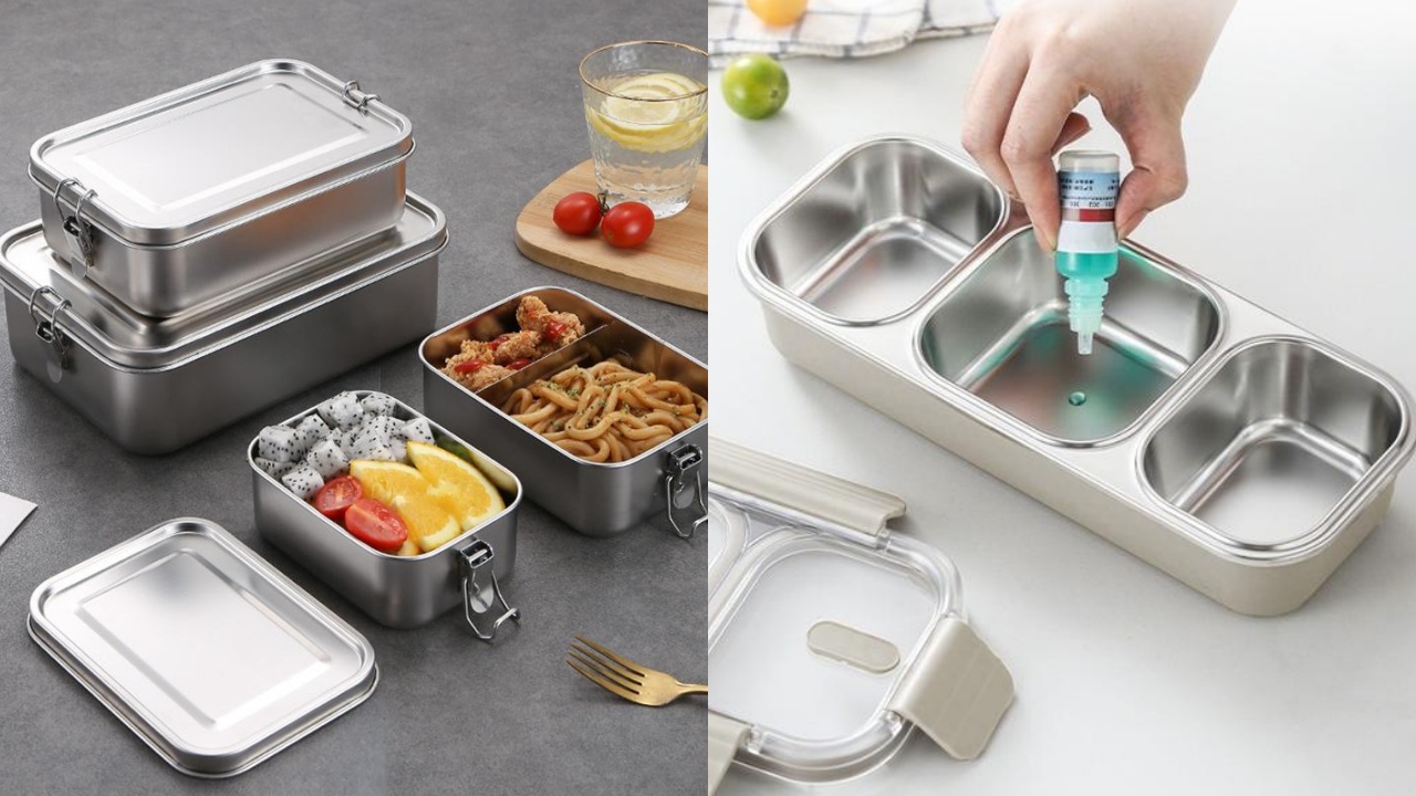 5 Rekomendasi kotak makan stainless steel anti tumpah reviewnya bagus dan harga di bawah Rp 200 ribu