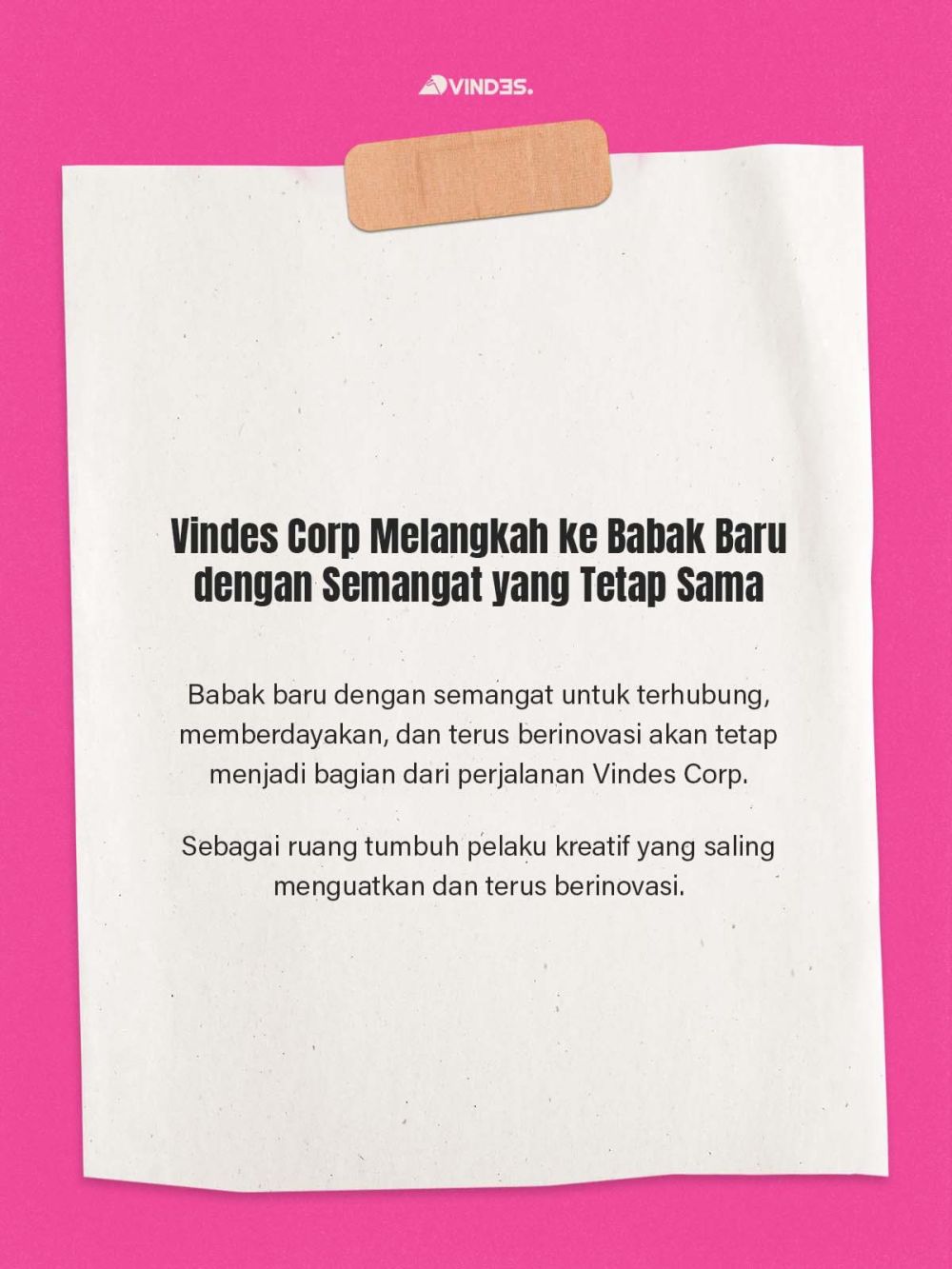 Desta keluar dari Vindes Corp setelah 5 tahun bersama, minta publik tak ada asumsi soal keputusannya