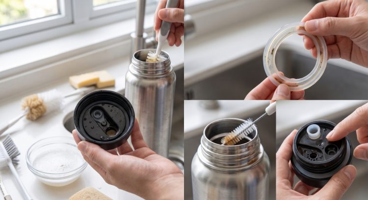 Botol minum berbau apek setelah disimpan? Jangan cuma cuci bagian dalam, cek 4 bagian ini