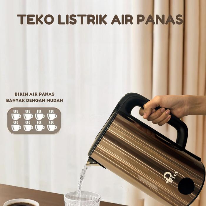 5 Rekomendasi teko listrik stainless steel di bawah Rp 200 ribu yang reviewnya bagus, awet tahunan