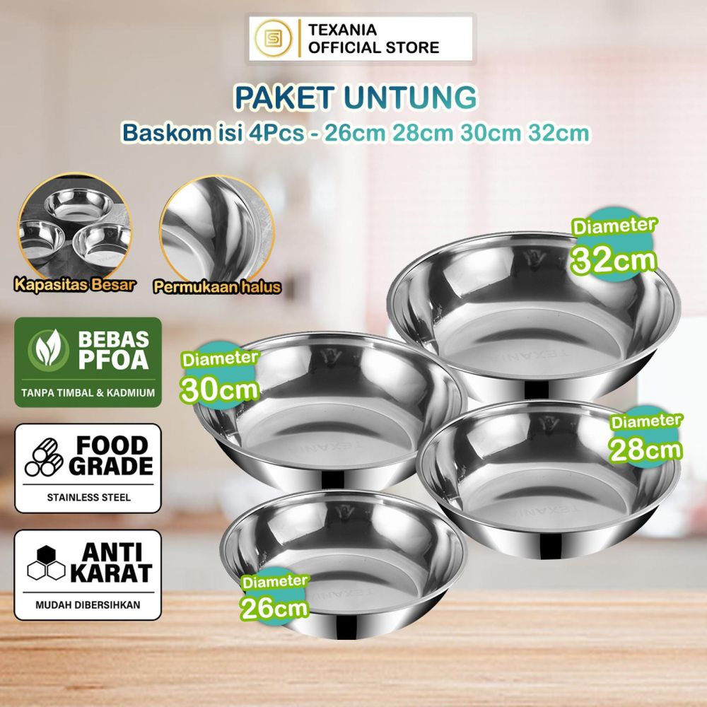 5 Rekomendasi baskom stainless steel di bawah Rp 100 ribu nan tahan banting, reviewnya bagus