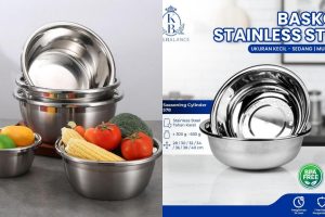 5 Rekomendasi baskom stainless steel di bawah Rp 100 ribu yang tahan banting, reviewnya bagus