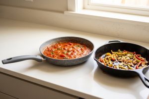 Wajan granit vs cast iron, mana yang lebih tahan banting kalau sering dipakai masak bumbu asam?