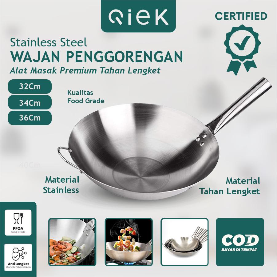 5 Rekomendasi wok stainless steel di bawah Rp 150 ribu nan reviewnya bagus, awetnya lama