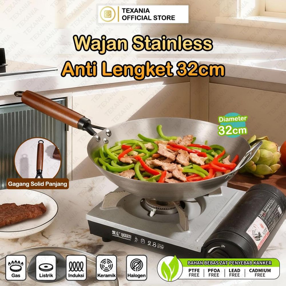 5 Rekomendasi wok stainless steel di bawah Rp 150 ribu nan reviewnya bagus, awetnya lama
