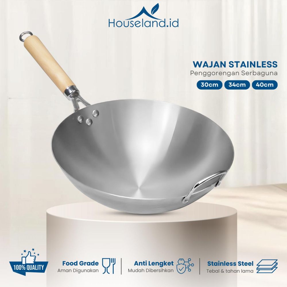 5 Rekomendasi wok stainless steel di bawah Rp 150 ribu nan reviewnya bagus, awetnya lama
