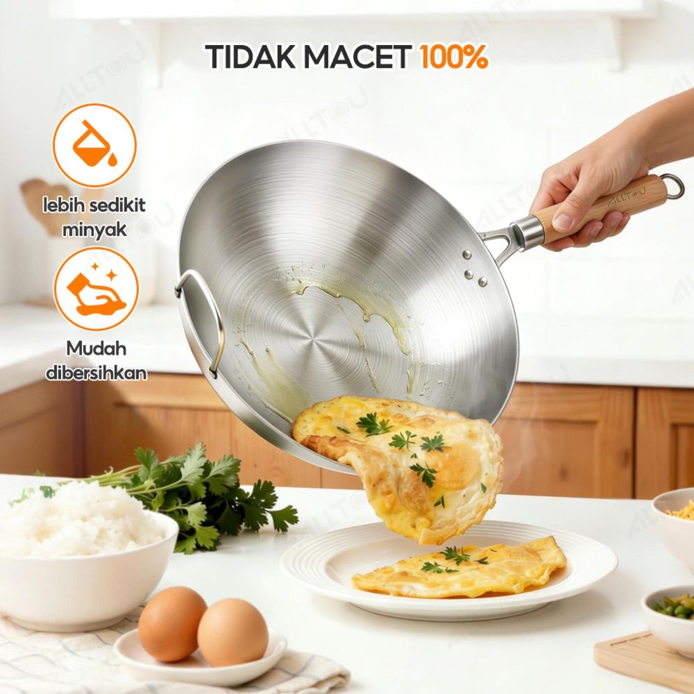 5 Rekomendasi wok stainless steel di bawah Rp 150 ribu nan reviewnya bagus, awetnya lama