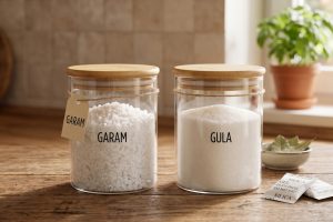Bungkus silica gel bekas sepatu baru buat wadah bumbu: Trik bikin garam dan kaldu tak cepat menggumpal