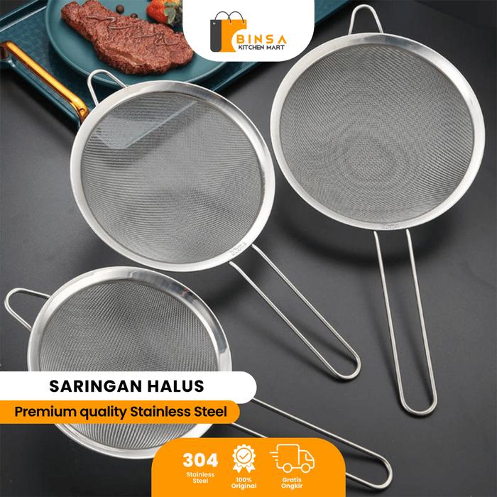 5 Rekomendasi saringan halus stainless untuk masak yang reviewnya bagus di bawah Rp 40 ribu