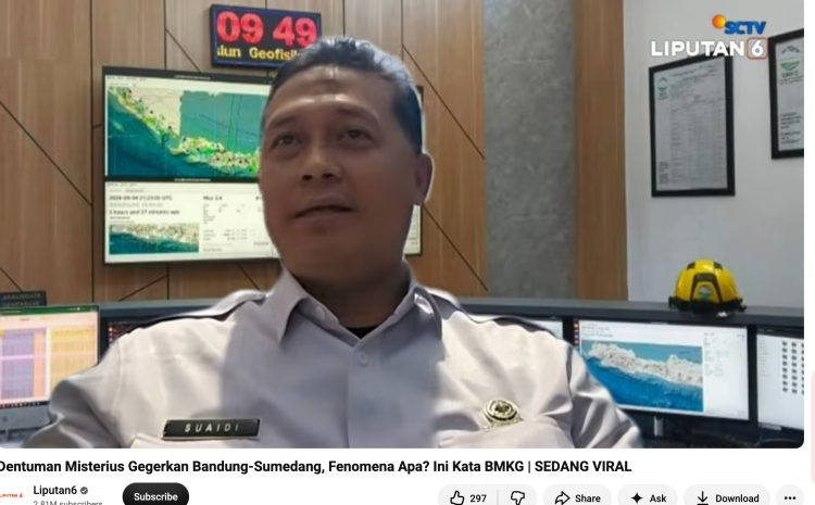 BMKG ungkap dugaan penyebab dentuman Bandung-Sumedang, bukan gempa atau petir