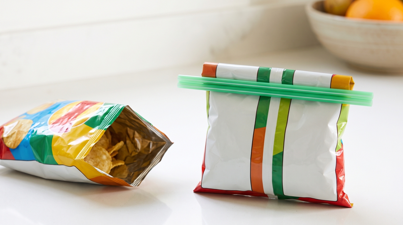Belah sedotan plastik secara vertikal: Trik bikin segel bungkus snack kedap udara tanpa alat press