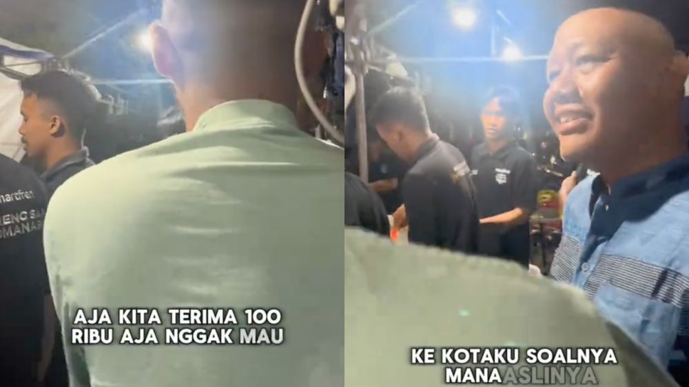 Pernah makan nasi goreng 20 kali tak bayar, pria ini kembali bawa Rp1 juta, pedagang justru tak enak