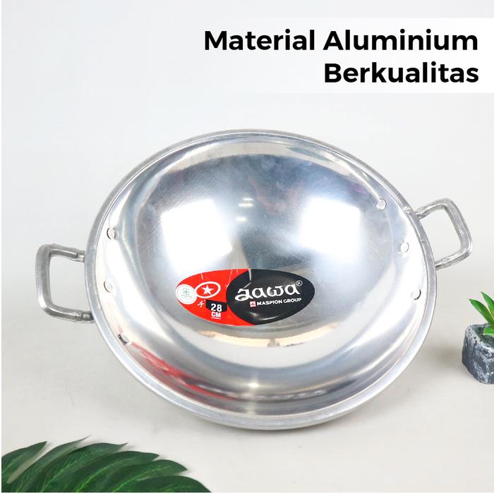 5 Rekomendasi wajan cekung aluminium di bawah Rp 200 ribu yang reviewnya bagus, tebal dan tahan lama