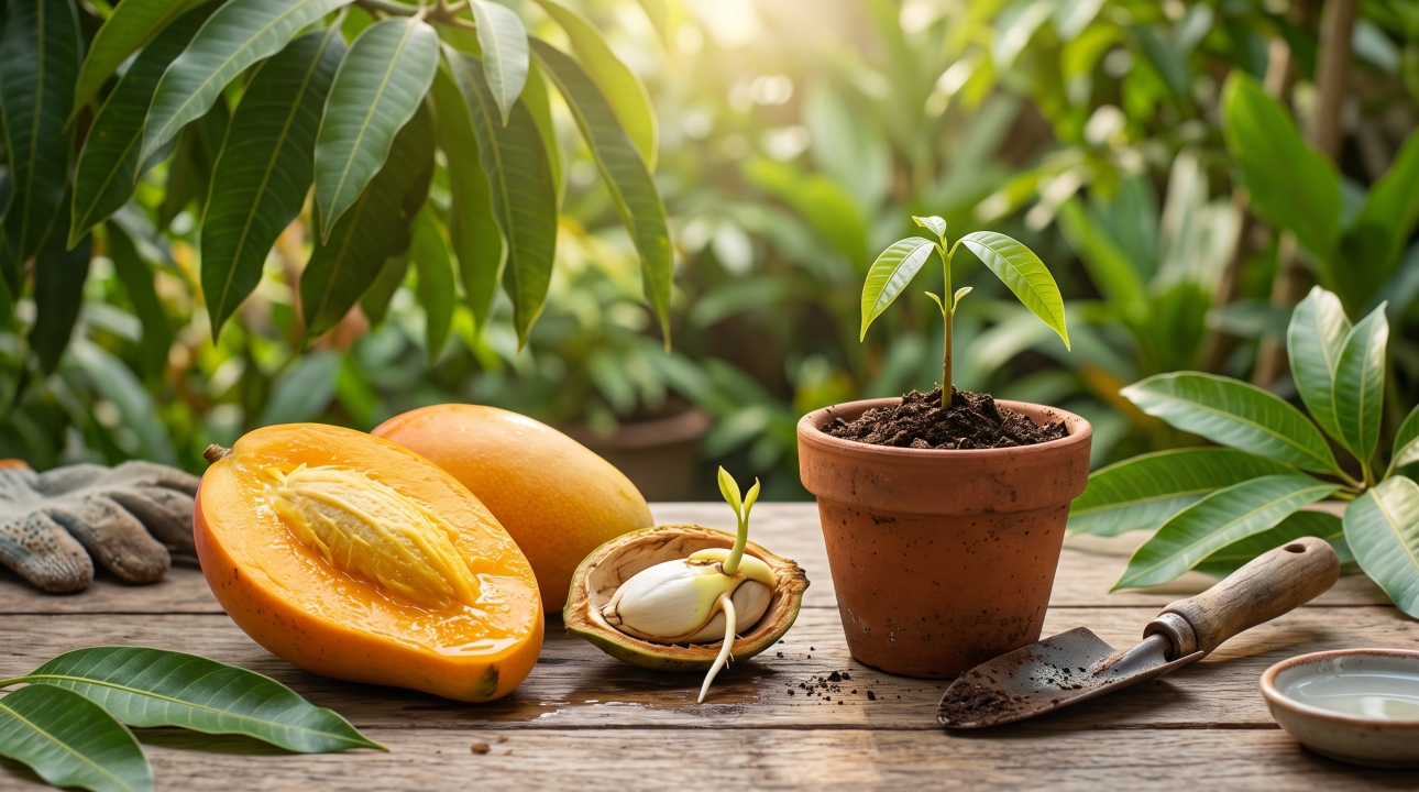 Jangan buang bijinya, begini cara menanam mangga dari sisa buah di rumah