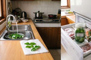 Cara menyimpan daun jeruk di freezer agar tetap hijau, jangan langsung masukkan saat basah