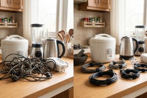 Kabel alat dapur jangan digulung asal, begini cara menyimpannya biar tak kusut