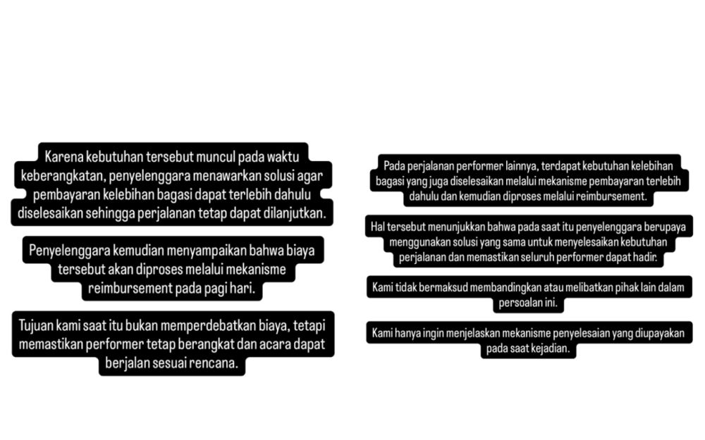 Kronologi Juicy Luicy batal manggung di Batam, berawal kelebihan bagasi malah berujung kisruh