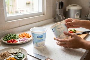 Wadah bekas yogurt bisa dipakai menyimpan bahan masak? Ini yang perlu dicek