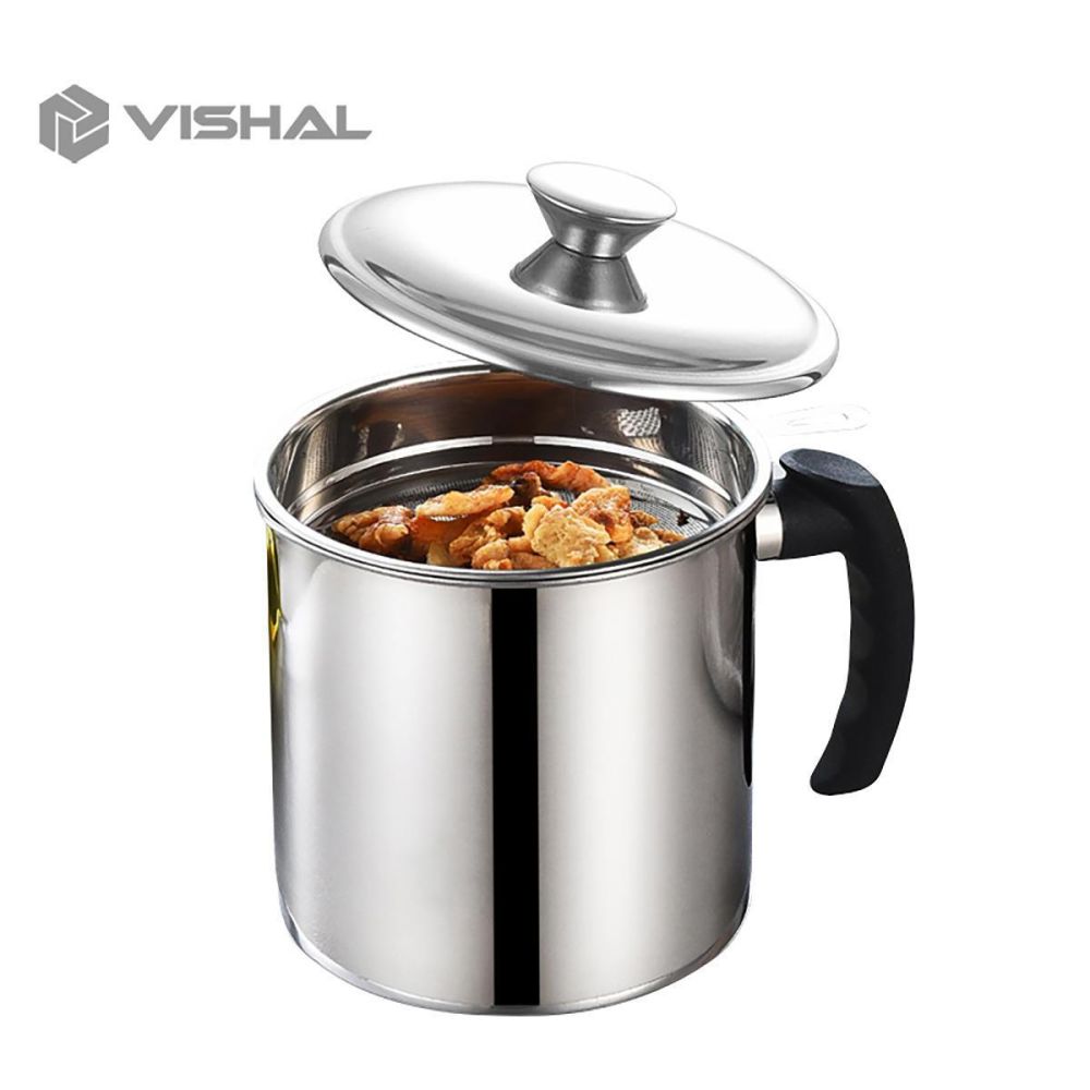 5 Rekomendasi saringan minyak oil pot stainless steel awet dan tahan panas, harga di bawah Rp 100 ribu