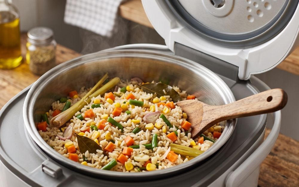 8 Resep olahan sayur pakai rice cooker nan 30 menit jadi, bisa pakai bahan seadanya di kulkas
