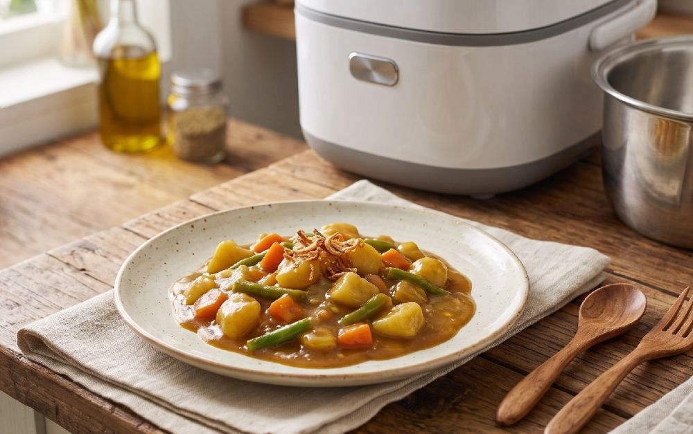 8 Resep olahan sayur pakai rice cooker nan 30 menit jadi, bisa pakai bahan seadanya di kulkas