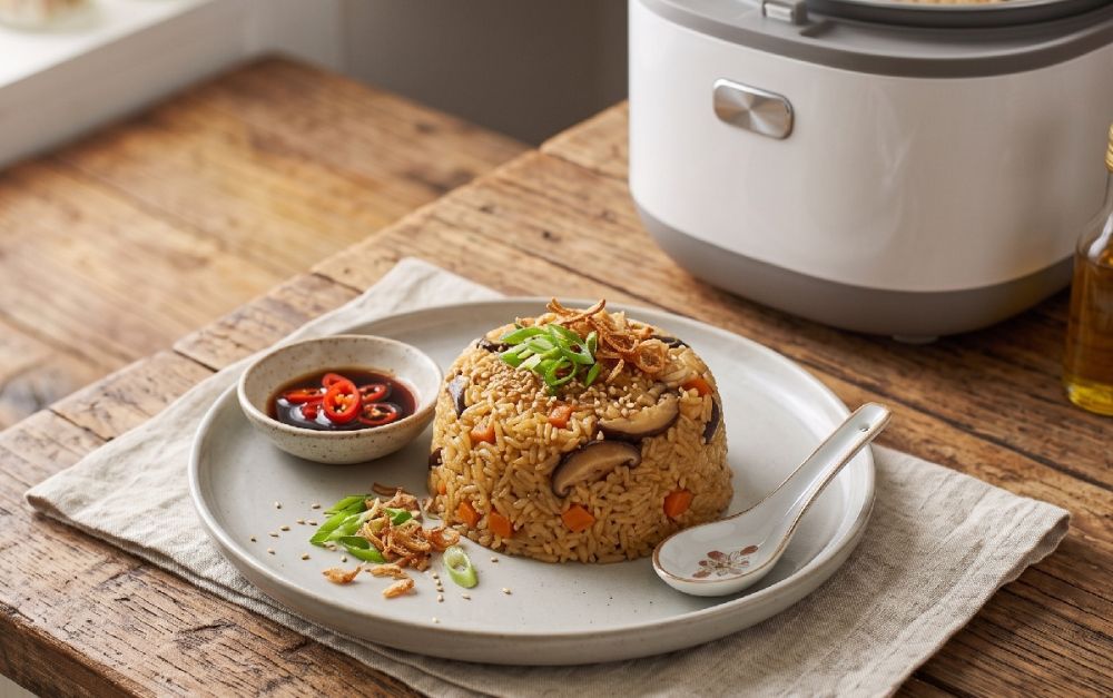 8 Resep olahan sayur pakai rice cooker nan 30 menit jadi, bisa pakai bahan seadanya di kulkas