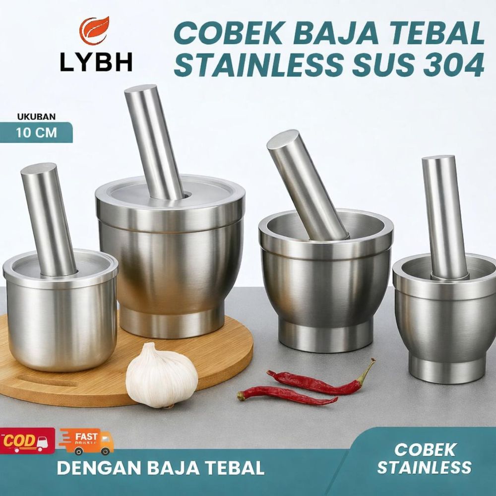 5 Rekomendasi ulekan stainless steel SU 304 nan reviewnya bagus di bawah Rp 200 ribu, awet tahunan