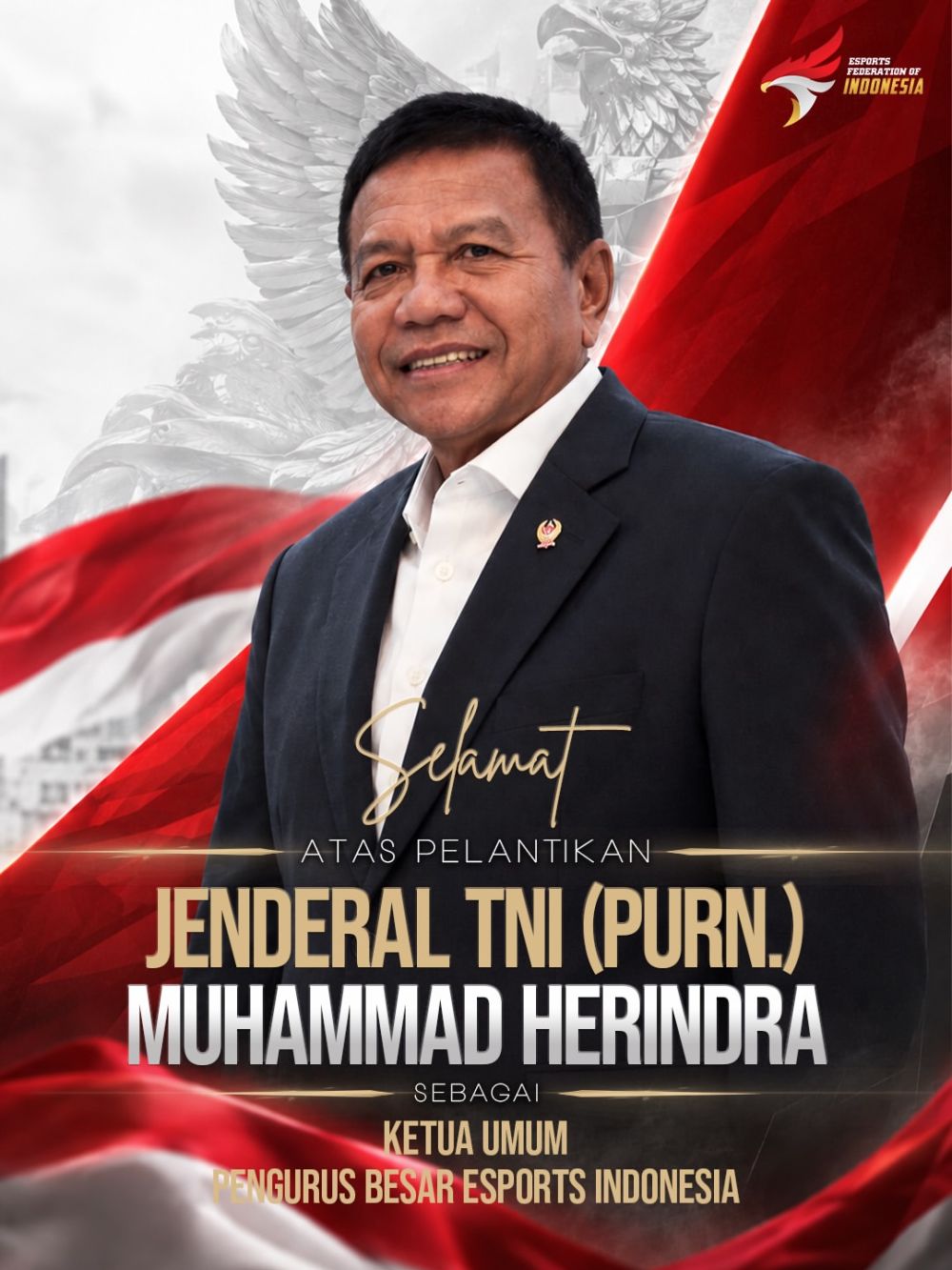 Siapa Muhammad Herindra? Dari Kopassus hingga Kepala BIN, sekarang pimpin PB Esports Indonesia