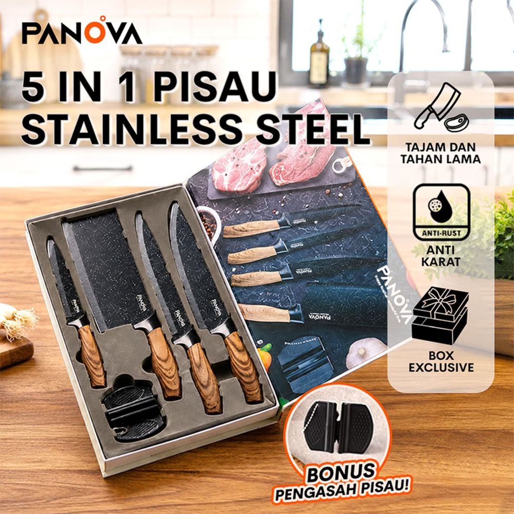 5 Rekomendasi pisau dapur satu set di bawah rp 200 ribu yang reviewnya bagus, cocok untuk hadiah