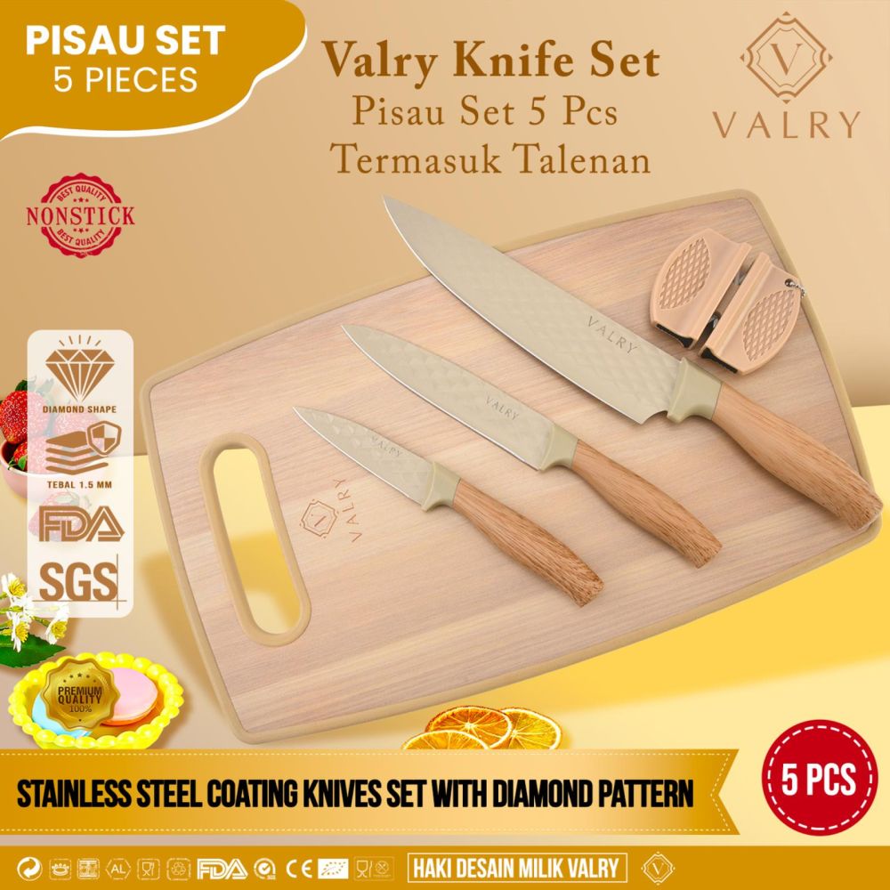 5 Rekomendasi pisau dapur satu set di bawah rp 200 ribu yang reviewnya bagus, cocok untuk hadiah