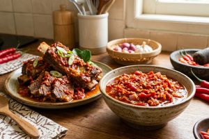 Cara bikin sambal mercon merah nyala dan nggak langu untuk olahan daging, pedasnya nendang