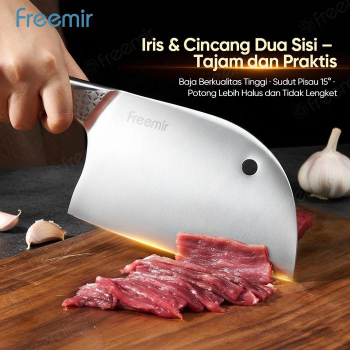 5 Rekomendasi pisau cleaver stainless steel yang reviewnya apik dan cocok untuk hadiah pernikahan