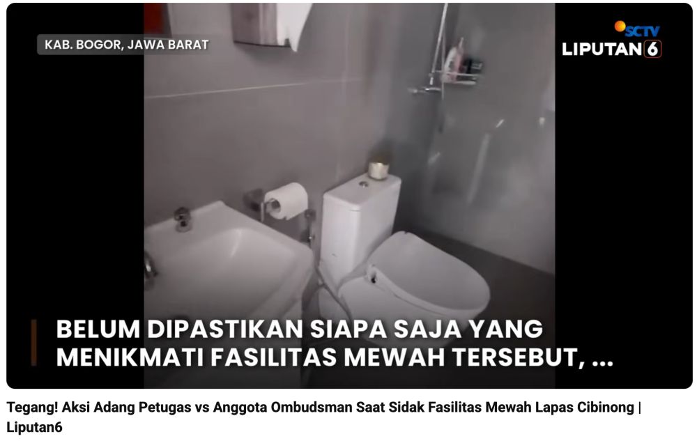 Bukan seperti sel, intip deretan penampakan fasilitas di Lapas Cibinong yang disebut mirip cluster