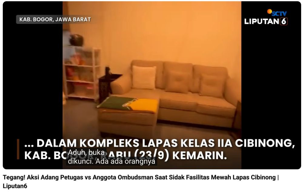 Bukan seperti sel, intip deretan penampakan fasilitas di Lapas Cibinong yang disebut mirip cluster