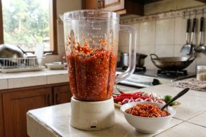 Sambal terlalu kasar padahal ingin lebih halus? Coba urutan menghaluskannya