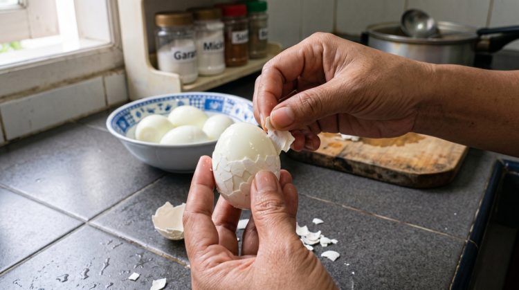 Kulit telur ikut terkelupas saat dikupas? Trik sederhana agar putih telur tetap utuh